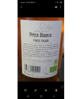 Vin Rosé Petra Bianca 75cl