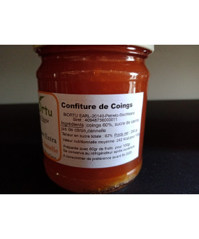 Coing cannelle confiture 250g