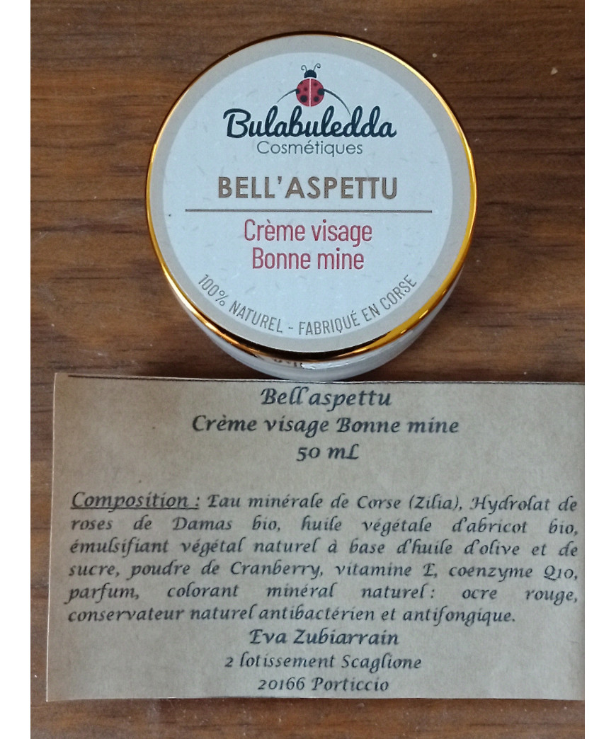 Crème visage BELL'ASPETTU 50mL